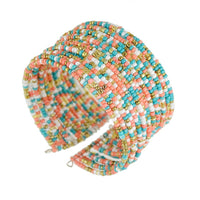 Bohemian Colorful Beads Cuff Bracelet and Bangles Manchette For Women
