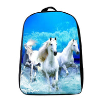 new Printing Animal horse Small Kids School Bags - sparklingselections