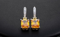 Yellow Stone Zircon Earring - sparklingselections