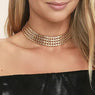 Gold Colier Femme Choker Necklace