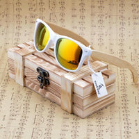 New Luxury Coated Bamboo Wood Holder Polarized Sunglasses - sparklingselections