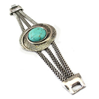Vintage Tibetan Silver Plated Bracelet For Women - sparklingselections