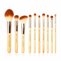 Beauty Bamboo Professional Makeup Brushes Set 10 Pcs - sparklingselections
