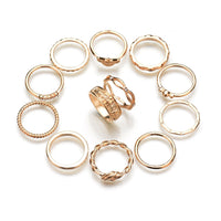 Set of Boho Knuckle Midi Finger Ring Set for Women