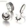 Vintage Antique 4 piece sets Metal Ring for Women