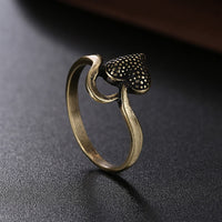 Love Heart Wave Ring for Women