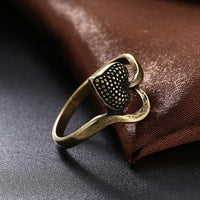 Love Heart Wave Ring for Women