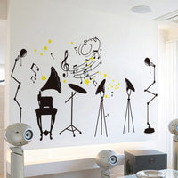 Personality art creative living room bedroom background wall stickers