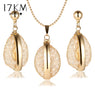 Hollow Out Water Drop Bridal Jewelry Sets For Women