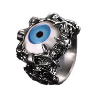 Vintage Dragon Claw Evil Eye Skull Ring