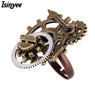 Fashion Alarm Clock Screw Adjustable Rings For Women