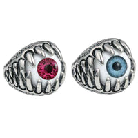 Monster Teeth Mouth Ghost Eye Cool Skull Finger Ring