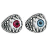 Monster Teeth Mouth Ghost Eye Cool Skull Finger Ring