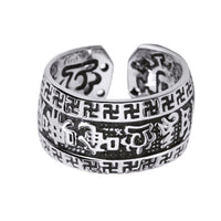 Amitabha Buddha Tibet Silver Ring