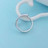 Spiral Shape "NO.1 MOM" Forever Love Mother Opening Ring