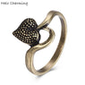 Bronze Tone Wholeheartedly Love Rings for Women