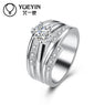 Silver-Plated Jewelry Wedding Ring