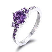 Purple Engagement Rings For Women - sparklingselections