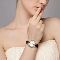 Square Leather Dress Women Watch - sparklingselections