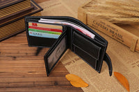 New Men Leather Card Storage Wallet - sparklingselections