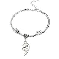 Mother Daughter Love Heart Beautiful 2 Pcs Bracelets - sparklingselections