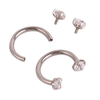 Septum Cartilage Helix Captive Hoop Nose Ring for Women