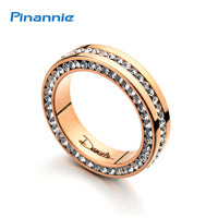 Full of CZ Rhinestones Genuine Rings for Women