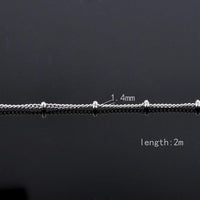 Stainless Steel Silver Chains For Bracelets