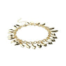 European Metal Gold Beach Jewelry Leaves Tassel Anklets Bracelets