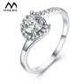 White Gold Color Vintage Rings for women