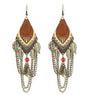 Water Drop Vintage Leaf Earrings for Women