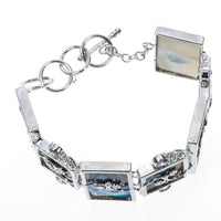 Women Natural Crystal Link Chain Bracelet - sparklingselections