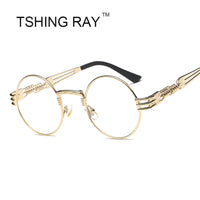 Gothic Steampunk Metal Wrap Eyeglasses For Men