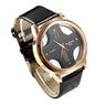 Business Watches Transparent Dial Sport Quartz WristWatches Men Fashion Casual Nice Watches