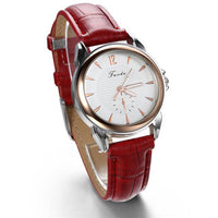 Women Red Simple Fashion Watch - sparklingselections