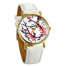 Women Leather Band Ladies Quartz Wristwatch