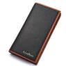 New Business Long Designer Men's leather Wallet