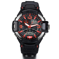New Men Casual Stylish Dual Display Watch - sparklingselections