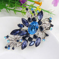 Women's Flower Shape Alloy Clothes Sweater Scarf Brooch Pin - sparklingselections