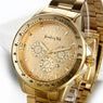 New Men Luxury Dial Military Gold Watch