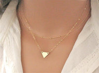 Zinc Alloy Triangle Casual Necklace Pendants For Woman - sparklingselections