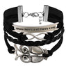Owl PU Leather Multilayer Weaves Bracelets