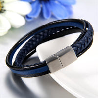 Simple Knit Bracelet For Men - sparklingselections