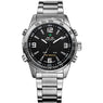 new Men's Sports Japan Stainless Steel Wrist Watch