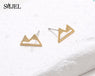 Snow Mountain Stud Earrings  for Women
