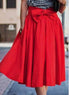 new Women High Waist Pleated Knee-Length Skirt size sml