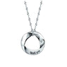 Lovers Fashion Trendy Silver Color Pendant Necklace