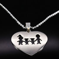 Stainless Steel Love Heart Necklaces for Women