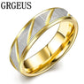 Simple Golden Wedding Ring For Women