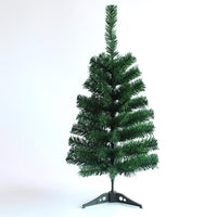 Mini 60CM Artificial Christmas Tree Decorated Xmas Tree 75pcs Branch - sparklingselections